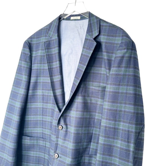 Southern Pines Preppy Equestrian Derby Plaid Jacket Blazer Sportscoat XL - Picture 2 of 8